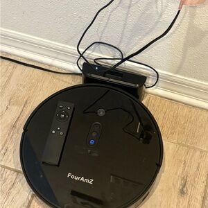 Robot Vacuum Cleaner, 4000Pa Suction AI Smart 2.0 Navigation FourAmZ V100 Pro